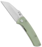 Kansept Knives Main Street Liner Lock Knife Natural Jade G-10 (3.4" Stonewash)