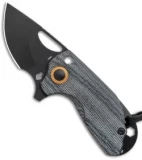 Kizer Yue/Azo Catshark Folding Knife Black Micarta (2" Black) V2561