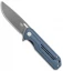 Bestech Knives Circuit Liner Lock Knife Blue G10 (3.25" Gray)