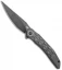 Bestech Knives Samari Frame Lock Knife Black SW Ti (3.9" Black Stonewash M390)