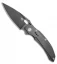 Bestech Knives Exploit Frame Lock Knife Black Titanium (3.5" Black SW) BT2005C