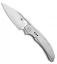 Bestech Knives Exploit Frame Lock Knife Gray Titanium (3.5" Satin) BT2005A