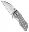 Bestech Knives 2500 Delta Frame Lock Knife Gray Ti. (6.00" Satin) BT2006A