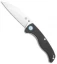 QSP Nokomis Liner Lock Knife Black G-10 (3.75" Satin)