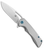 Kansept Knives Mini Kryo Frame Lock Knife Titanium (2.9" Satin)