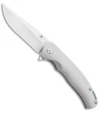Kansept Knives Agent Frame Lock Knife Titanium (3.75" Satin) K1004A2