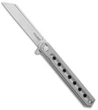 B'yond EDC Core Frame Lock Knife Titanium (3" Satin) SA1907ST-GY
