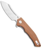 B'yond EDC Sunder Liner Lock Knife Brown G-10 (3" Stonewash) SA1903DG-BN
