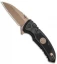 Hogue Sig Sauer X1 Microflip Wharncliffe Flipper Knife Black G-10 (2.6" FDE)