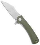 CJRB Cutlery Talla Liner Lock Knife Green G-10 (3.25" D2 Stonewash) J1901-GNC