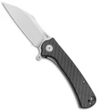 CJRB Cutlery Talla Liner Lock Knife Carbon Fiber (3.25" D2 Stonewash) J1901-CF
