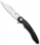 Bestech Knives Fanga Liner Lock Flipper Knife Black G-10 (4" Satin)