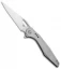 Bestech Knives Malware Frame Lock Flipper Knife Titanium (3.88" Satin)