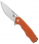 Bestech Knives Toucan Liner Lock Knife Orange G-10 (3.5" Satin) BG14D-1