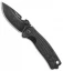 DPx Gear HEST/F Urban Frame Lock Knife Black Flag Titanium (2.9" Black SW)