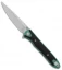 Artisan Cutlery Shark Liner Lock Knife CF/Green Ti (4" Stonewash) 1707G-GN