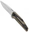 Kershaw Anso Fraxion Liner Lock Knife CF/Tan G-10 (2.75" Stonewash) 1160TAN