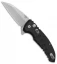 Hogue X1 Microflip Wharncliffe Flipper Knife Matte Black (2.6" SW) 24160