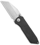 EOS Surgeon Frame Lock Knife Carbon Fiber (3.75" Stonewash CTS XHP)