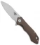 Bestech Knives Beluga Liner Lock Knife Brown G-10 (3" Satin) BG11C-2