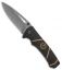 Browning Long Haul Large Liner Lock Knife Black/Orange Polymer (4.25" Gray)