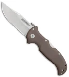 Cold Steel Bush Ranger Tri-Ad Lock Knife FDE G-10 (3.5" Satin S35VN) 31A