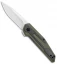 Kershaw Anso Fraxion Liner Lock Knife CF/OD Green G-10 (2.75" Satin) 1160OL