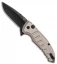 Hogue X1 Microflip Flipper Knife Matte Flat Dark Earth (2.6" Black) 24177