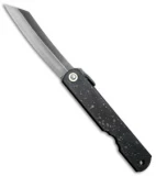 Nagao Higonokami Friction Folder Textured Black (3" Aogami) HIGOC5B