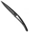 Deejo 37g Ultra-Light Knife Carbon Fiber (3.75" Black)
