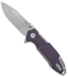 Viper Hinderer Storm Titanium Liner Lock Knife Purple G-10 (3" Satin M390)