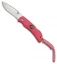 Outdoor Edge Mini-Babe Lockback Knife Pink TPR  (2.2" Satin)