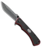 Outdoor Edge Divide Frame Lock Knife Black G-10  (3.5" Black Stonewash)