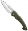 Kilimanjaro Firma Folding Knife OD Green G-10 (3.125" Satin) 910016