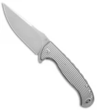 Kizer Diskin Toro Frame Lock Knife Titanium (3.8" Stonewash) Ki4503