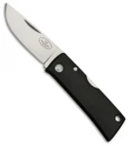 Fallkniven Wolf's Tooth U4 Lockback Knife Black Zytel (2.09" Satin)