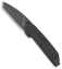 Extrema Ratio BF1 Classic Liner Lock Knife Black Aluminum (2.625" Black)