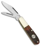 Bear & Son Barlow Slip Joint Knife Red Stag Bone (2.625" Satin) CRSB281