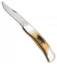 Bear & Son Lockback Knife Genuine India Stag (2.75" Satin) 505