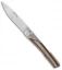 Actilam S4 Folder Taper Lock Knife Wood (3.375" Satin)