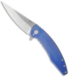 Fodale Orion Flipper Knife Titanium Blue (3.375" Stonewash)