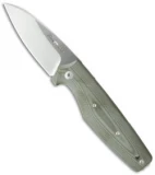 Viper Knives DAN 2 Wharncliffe Knife Green G-10 (2.9" Satin) V5930GGR