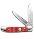 Boker Traditional Copperhead Knife 3.75" Jigged Red Bone 110746