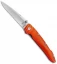 Kizer Sliver Sunburst Liner Lock Knife Orange T6 (3.5" Stonewash) Ki4419A1