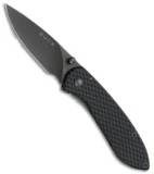 Buck Nobleman Frame Lock Knife Sim Carbon Fiber (2.625" Gray) 0327CFS