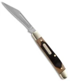 Schrade Old Timer Pal Clip Point Knife 2.75" Sawcut 12OT