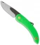 Svord Peasant Knife Friction Folder Green Polypropylene (3.25" Satin)