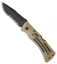 Ka-Bar Mule Lockback Knife Desert Zytel (3.81" Black Serr) 3053