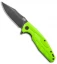 Buck N Bear Chameleon Liner Lock Knife Lime Green G-10 (3.6" Black SW)