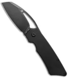 Kansept Knives Goblin XL Frame Lock Knife Black Titanium (3.5" Black SW) K1016A2